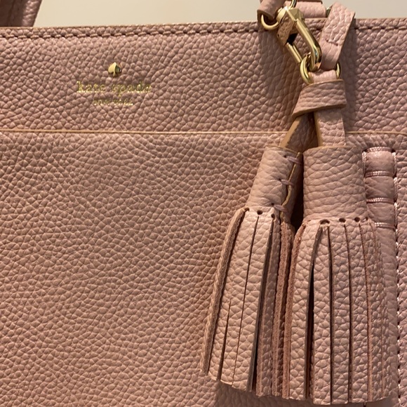 Kate Spade soft pink leather structured satchel - Picture 3 of 10
